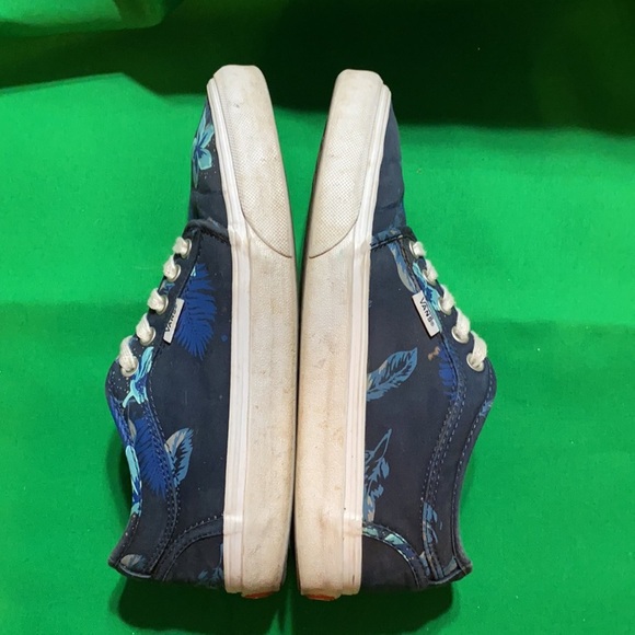Vans Pro blue floral print men 6.5 women’s 8 - Picture 8 of 12